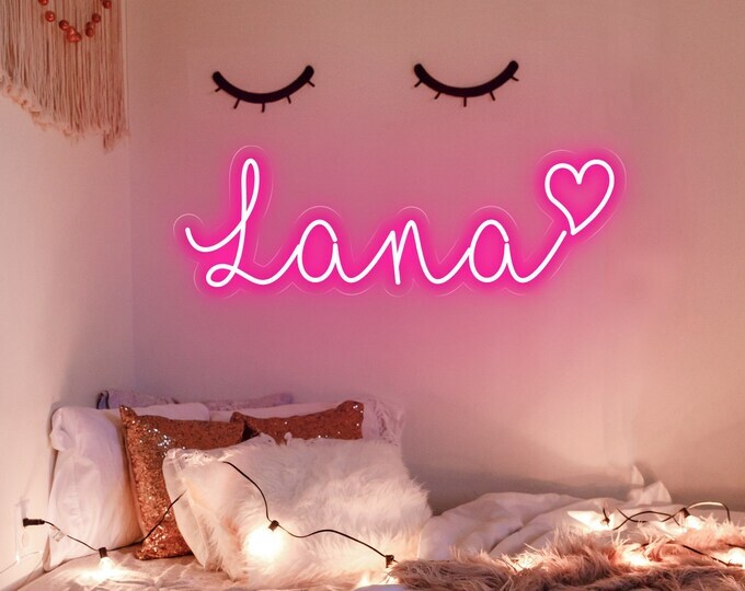 Kids room name LED neon light